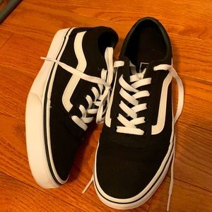 Low Top Vans - size 8